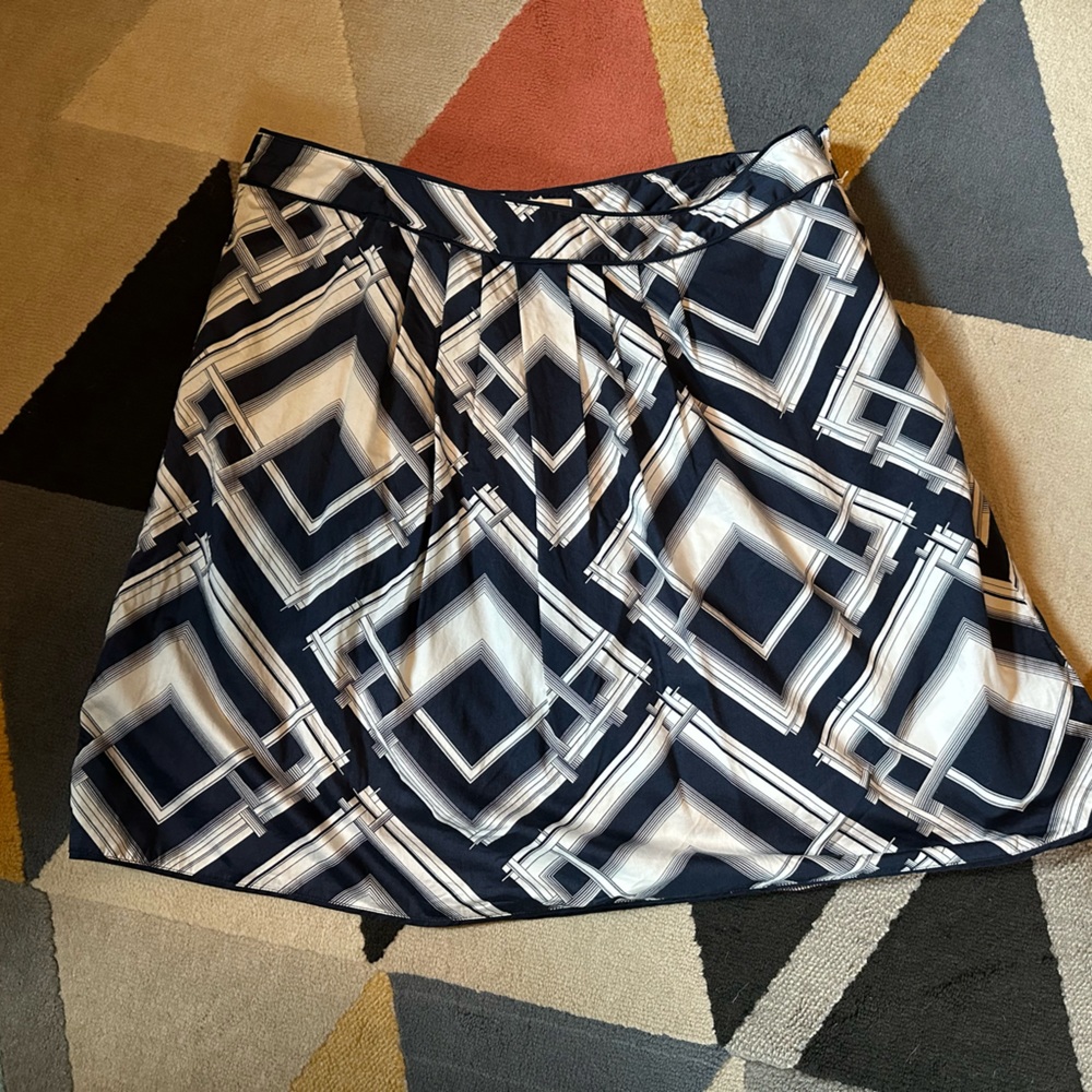 Art deco print skirt
